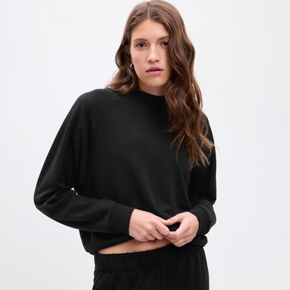 Gap Cloudlight Mockneck Sweatshirt Size large